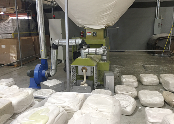 Foam Densifier lets consumers treat foam trays correctly