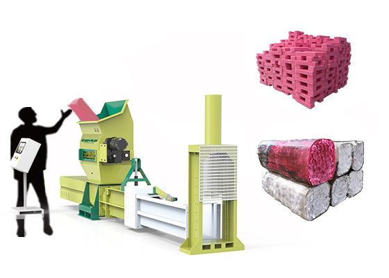 How can we recycle polyethylene foam waste effectively