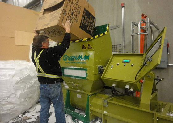 GREENMAX EPS Styrofoam Polystyrene Compactor